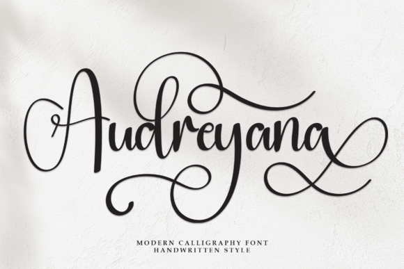 Audreyana: A Warm Handwritten Font