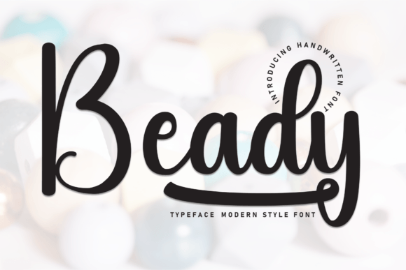 Beady: A Friendly Typeface for Daily Design