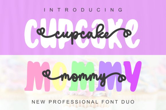Cupcake Mommy Font for Creative Makers