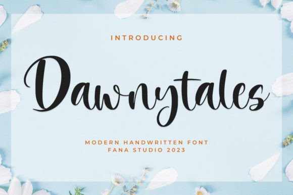 Dawnytales: Elegant Script Font