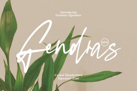 Gendras: A Beautiful Script Font for Crafters