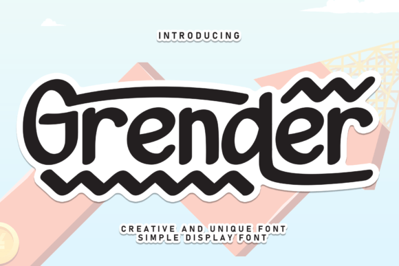 Grender: A Handwritten Font for Creative Makers