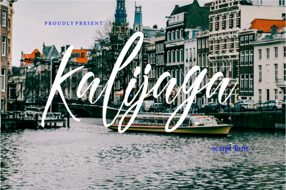 Kalijaga Font: Modern Script for Business