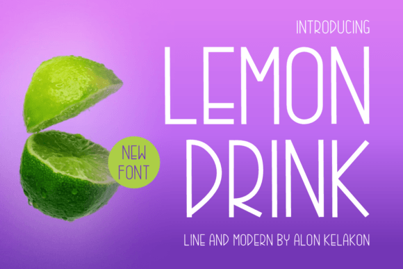Lemon Drink Font for Business