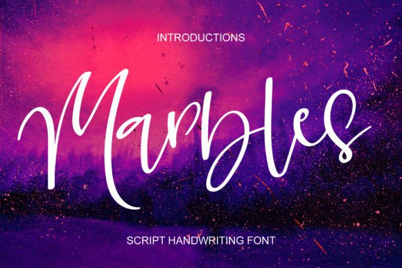 Marbles Font: Elegant Script for Business