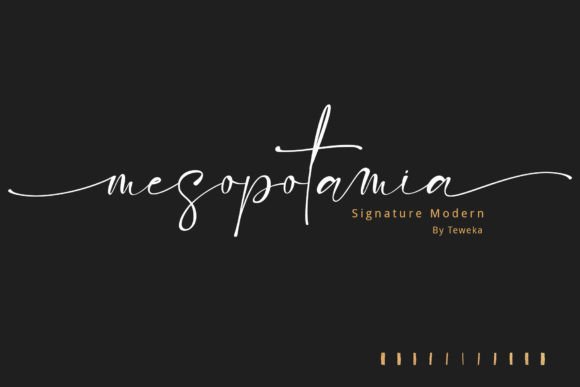 Mesopotamia: A Font for Elegant Expression
