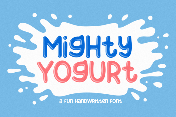 Mighty Yogurt: A Delicate Display Font