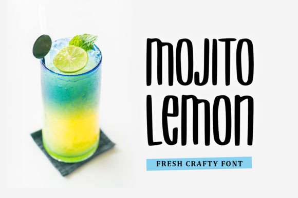 Mojito Lemon Font for Creative Design