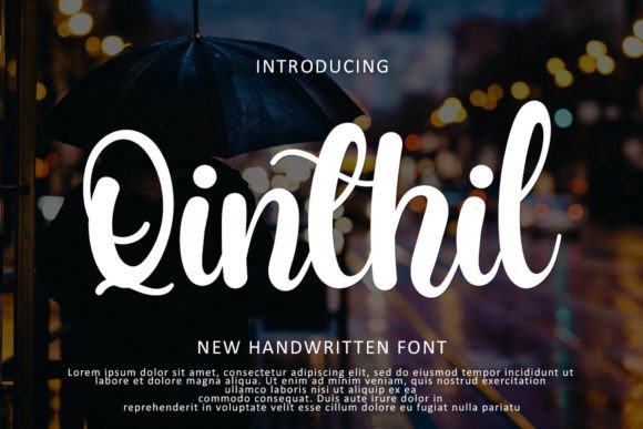 Qinthil: Elegant Script Font