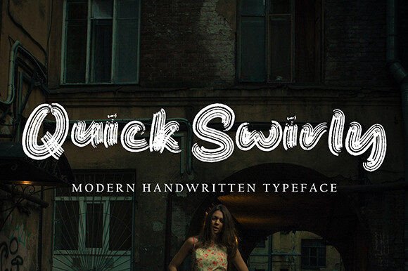 Quick Swirly Font for Elegant Design