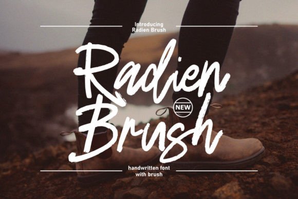 Radien Brush: A Font with Personality