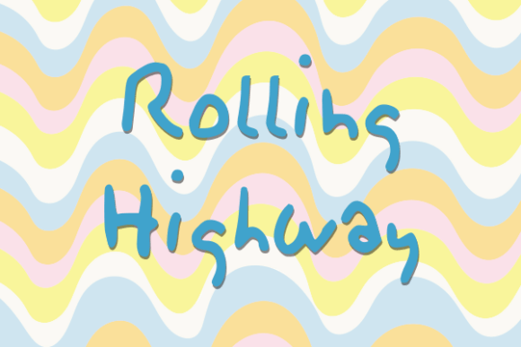 Rolling Highway: A Font with Personality