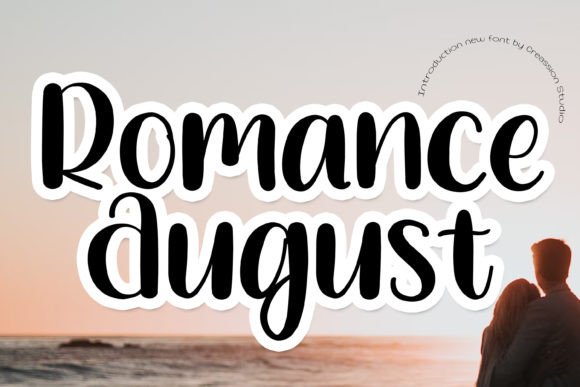 Romance August: A Font for Elegant Branding