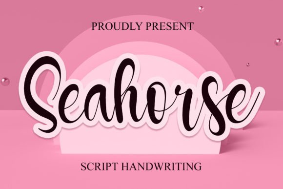Seahorse: A Stylish Handwritten Font