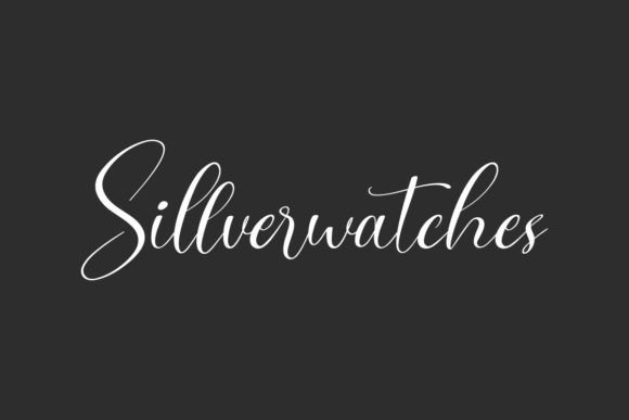 Sillverwatches: A Luxurious Script Font