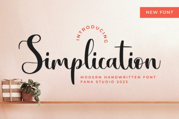 Simplication: A Script Font for Creative Makers