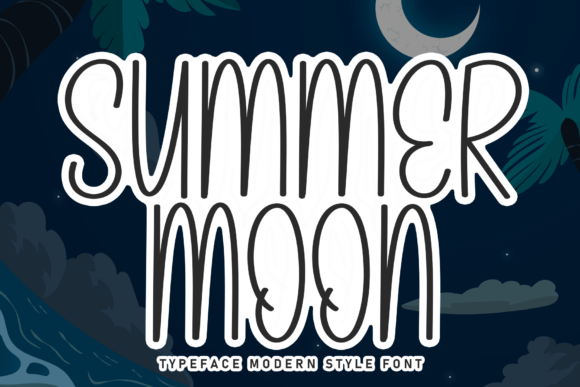 Summer Moon: A Sweet Typeface for Creative Projects