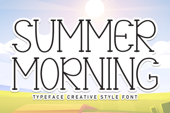 Summer Morning Font for Editorial Design