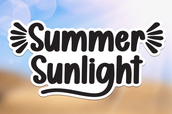 Summer Sunlight Font for Bold Campaigns