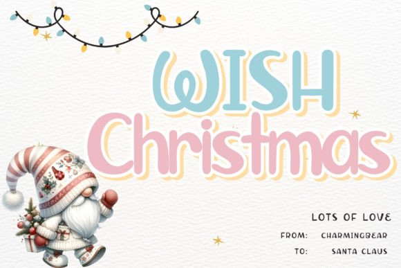 Wish Christmas Font for Creative Projects
