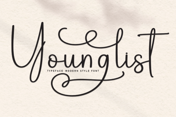 Younglist: A Handwritten Font for Creative Web Design